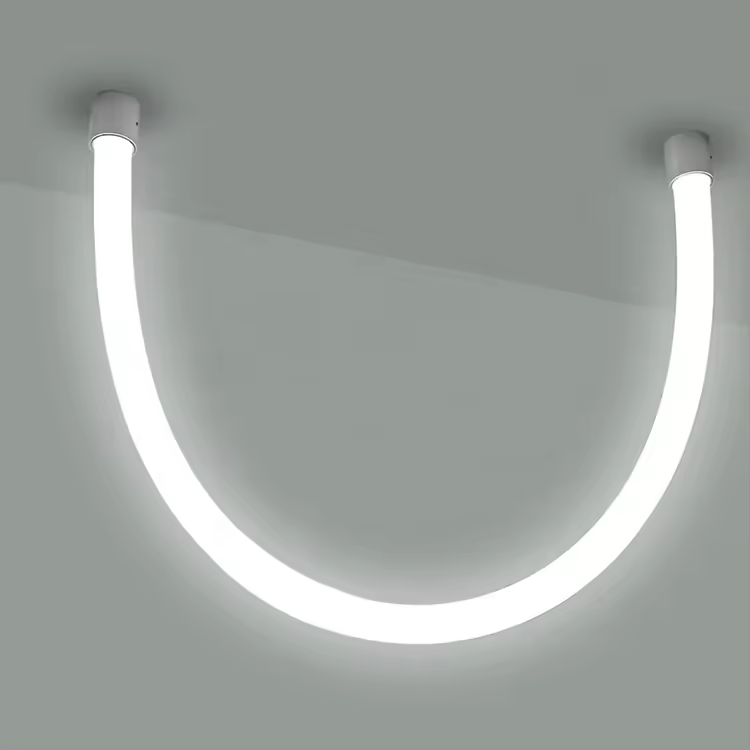 Hot Sale Neon Lamp With Full Accessories 360 Degree LED Flexible IP65 Waterproof 28mm Diameter Silicone Round Neon Tube Light