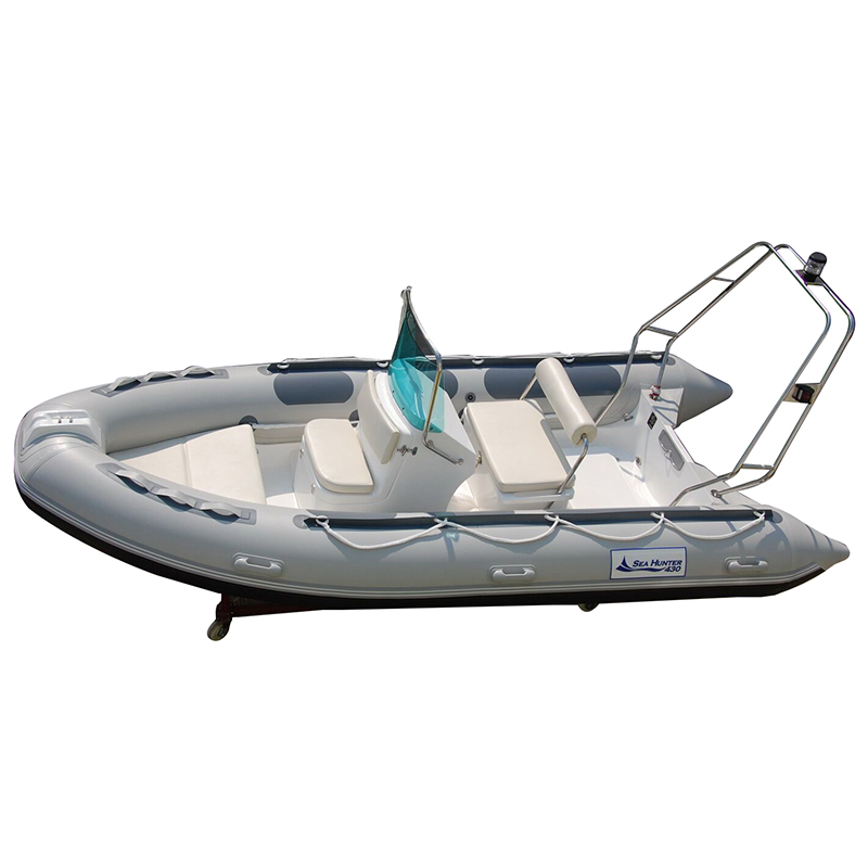 Распродажа, дешевая надувная лодка v-hull из стекловолокна RIB-440