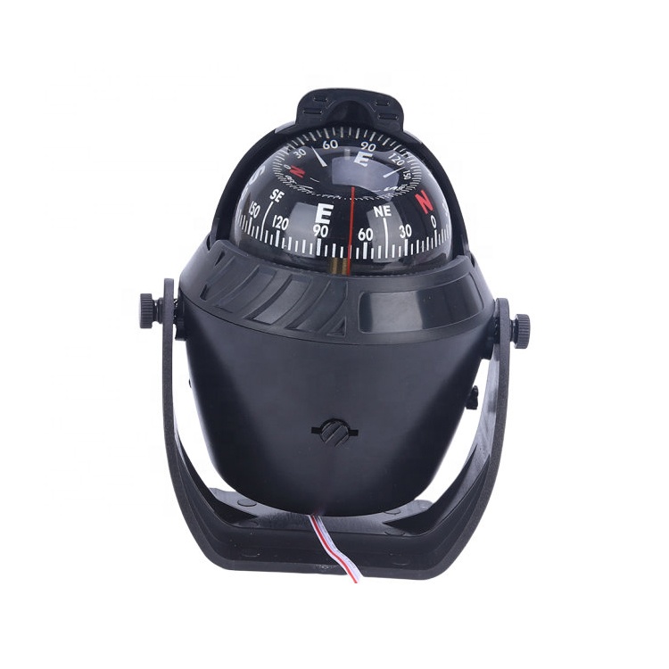 12V навигация лодка морской Магнитный накаливания красный свет подсветка компас подходит для яхты