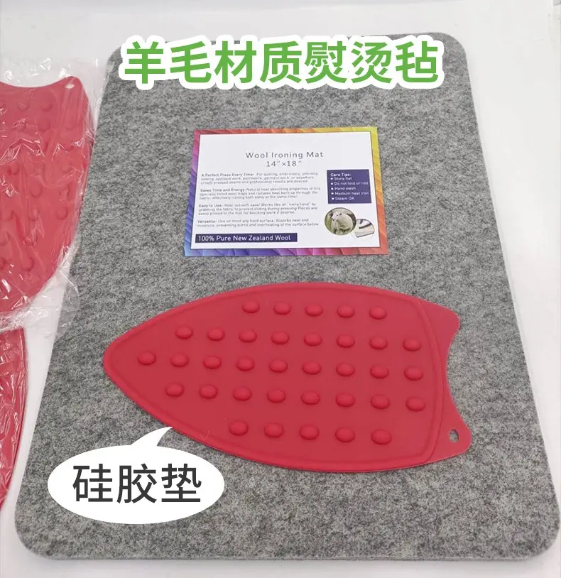 100% Wool Ironing Mat Holds Heat Conveniently Size Portable Quilting 13.5"*17"mm