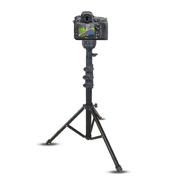 Outdoor photography accessory professional extendable dslr camera tripod
