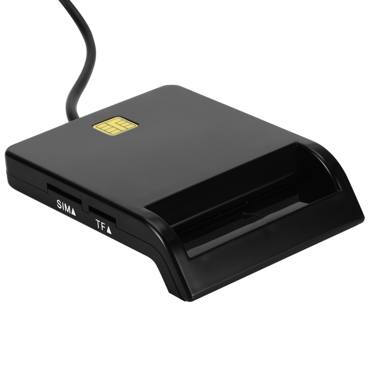 USB 2,0 мульти считыватель смарт-карт Писатель Для SIM/SD/Credit/ID/ATM/IC карты совместимы с Windows, Mac OS и Linux
