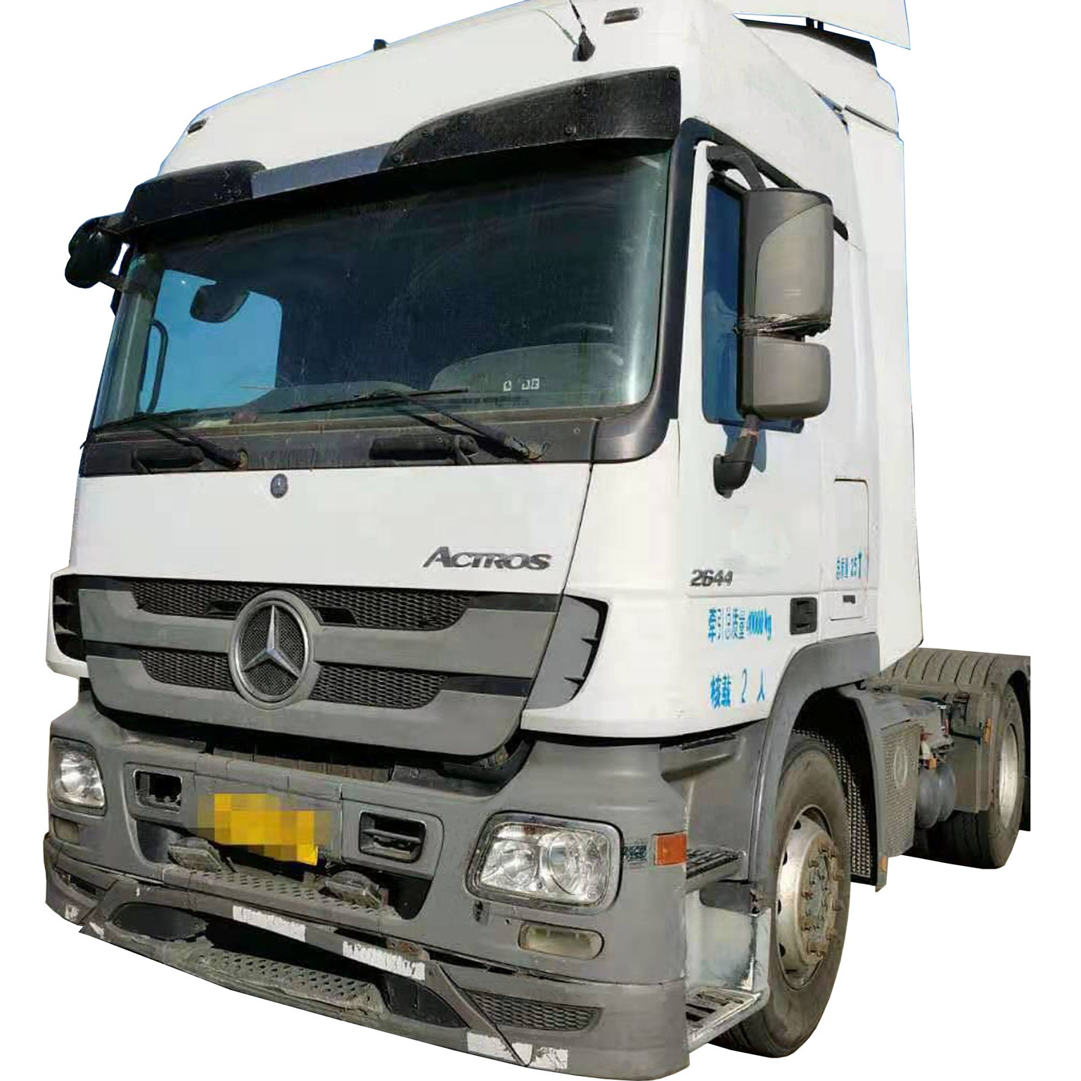Довольно Евро 3 б/у белый mercedes actros 2644 тяжелых грузовиков с прицепом 440hp 6x2R тягач