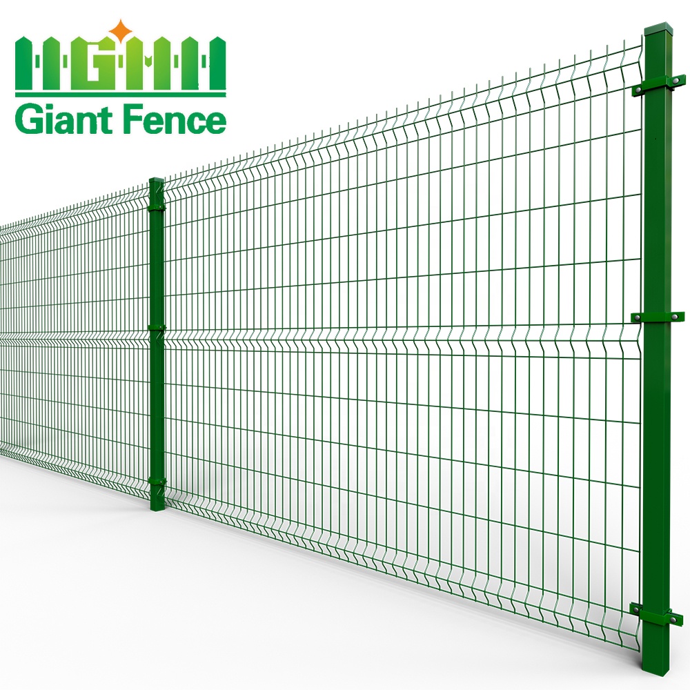 Latest 3D Curved Welded Wire Mesh Panel Fence Galvanized Metal Security Road School Playground Climbing Plants Farm 3d Fencing