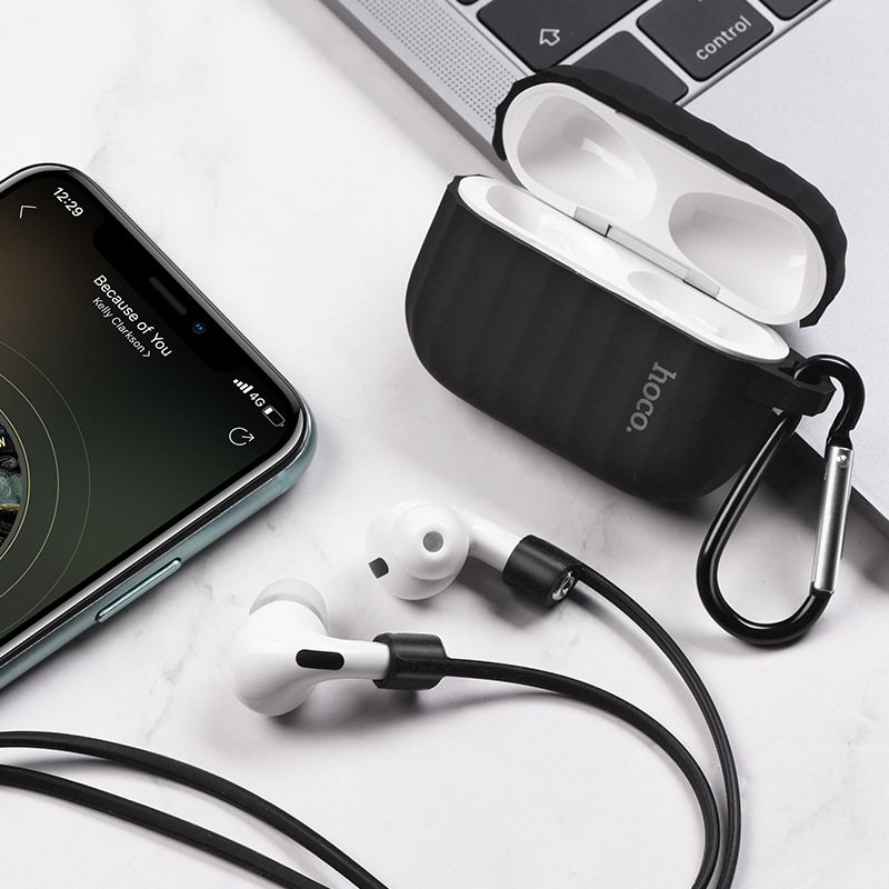 Новая модель для наушников Apple Bluetooth Airpods AirPods Pro защитный чехол силиконовый защитный чехол против царапин