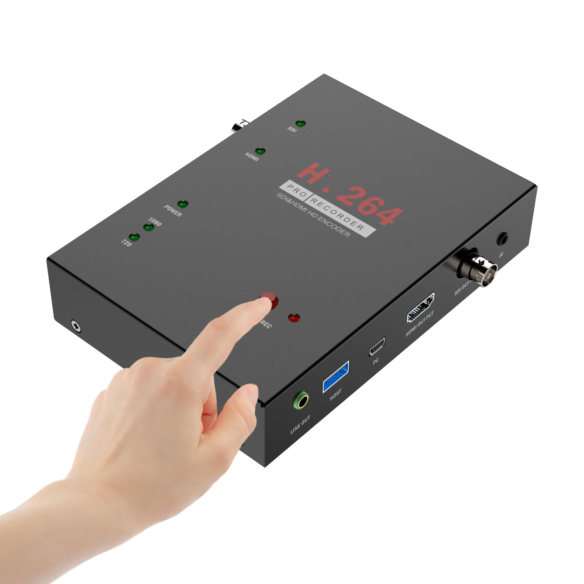 H.264 PRO рекордер SDI и HDMI кодировщик ezcap286
