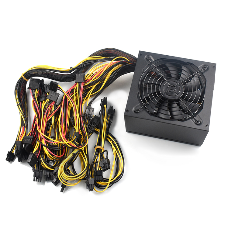 Блок питания ATX, 1800 Вт, 80 золото, Plusrig 110 В, для 8 видеокарт, GPU