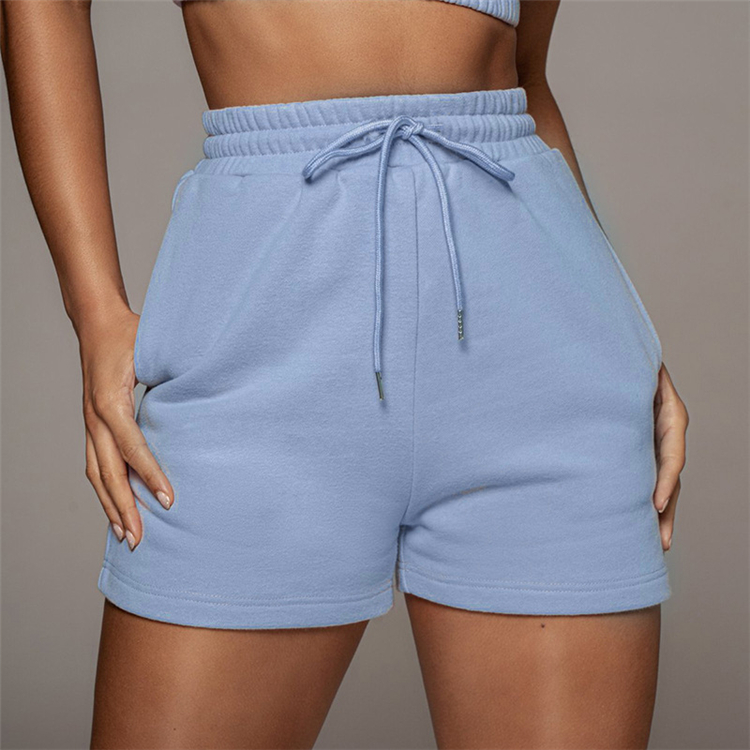 Newest Summer Multi Colors Women High Waist Sportswear Woman Sweat Short Sweat Shorts