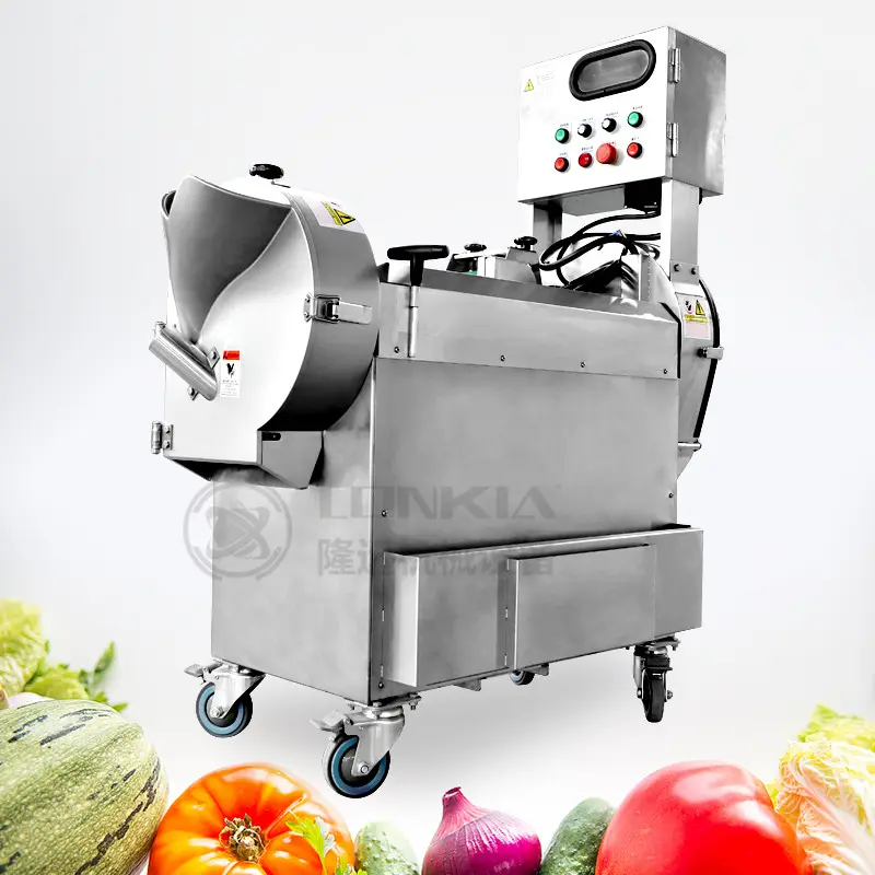 Industrial Vegetable Salad Production Line Vegetable Cutting Washing