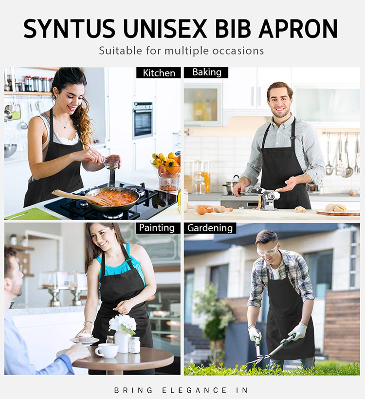Beeman Горячая продажа взрослый Кухонный Фартук рекламный хлопковый фартук для женщин