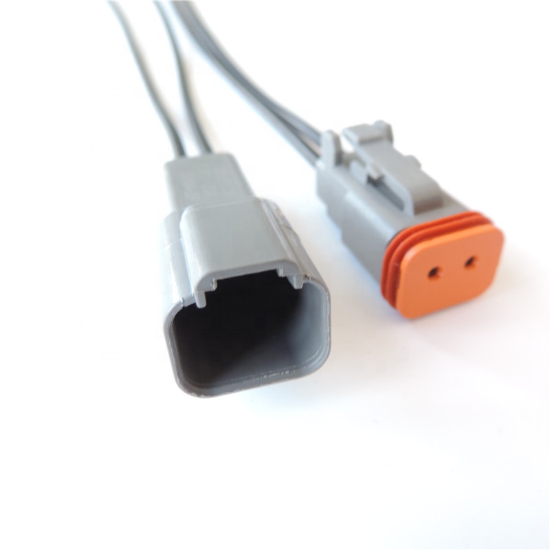 Deutsch DT 2-контактный косички комплект 14AWG из чистой меди GPT жгута проводов