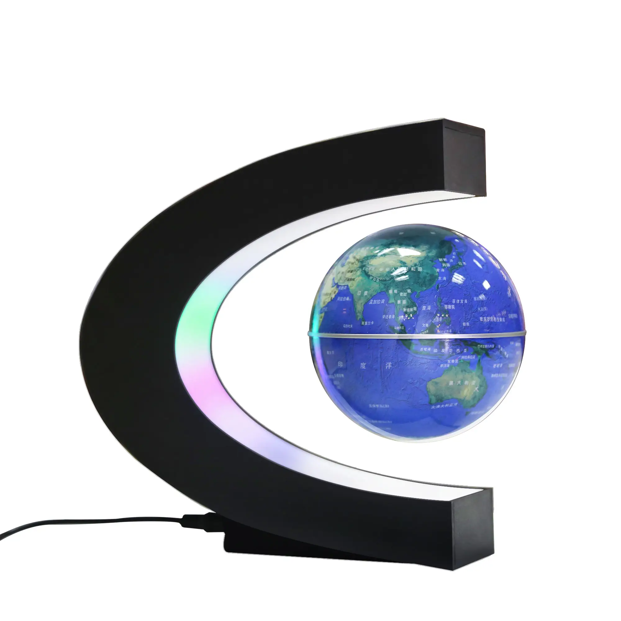 Интеллектуальный сенсорный выключатель осветительный шарик с-образный трехдюймовый Магнитный левитационный