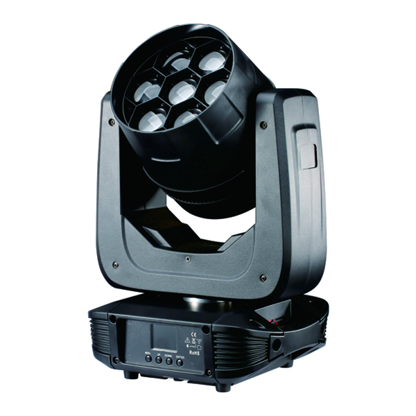 Joyfirst 7*40w LED Zoom Wash RGBW 4in1 Moving Head Light Full Color Led Stage Lamp Bee Eye