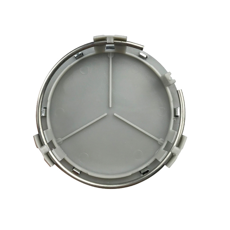 Matt Glossy Black Silver 75mm wheel center cap for Mercedes benz