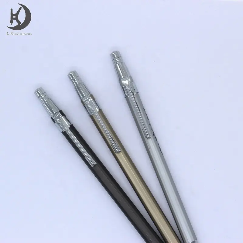 MS оптовая продажа Пользовательский логотип продвижение полностью металлический механический карандаш свинцовый карандаш автоматическая ручка 0,5 0,7 мм Высококачественный карандаш