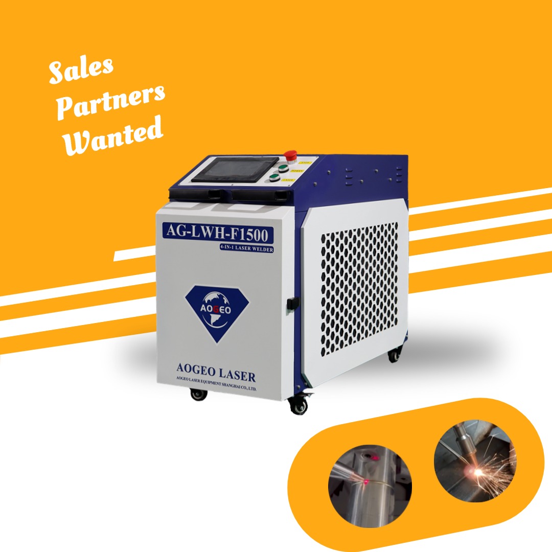 AOGEO LASER 4 in 1 model 1500W handheld fiber laser welding machine