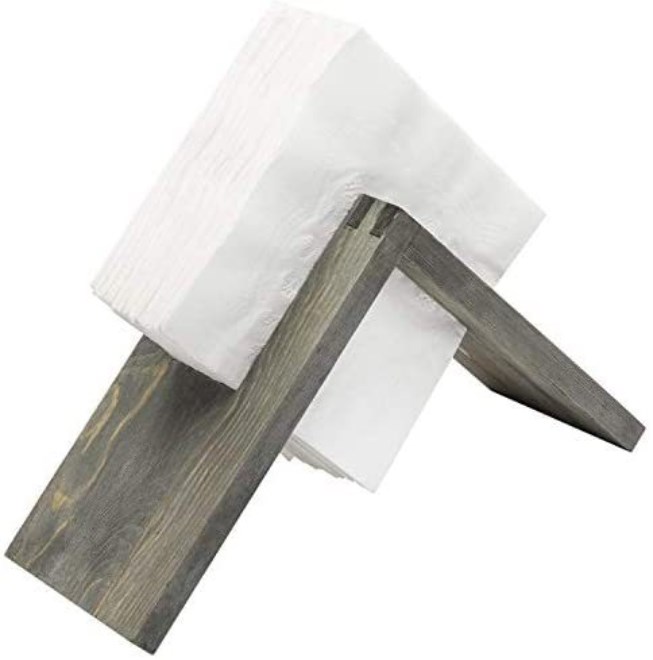 Custom Wooden Napkin Holder Restaurant Kitchen Use