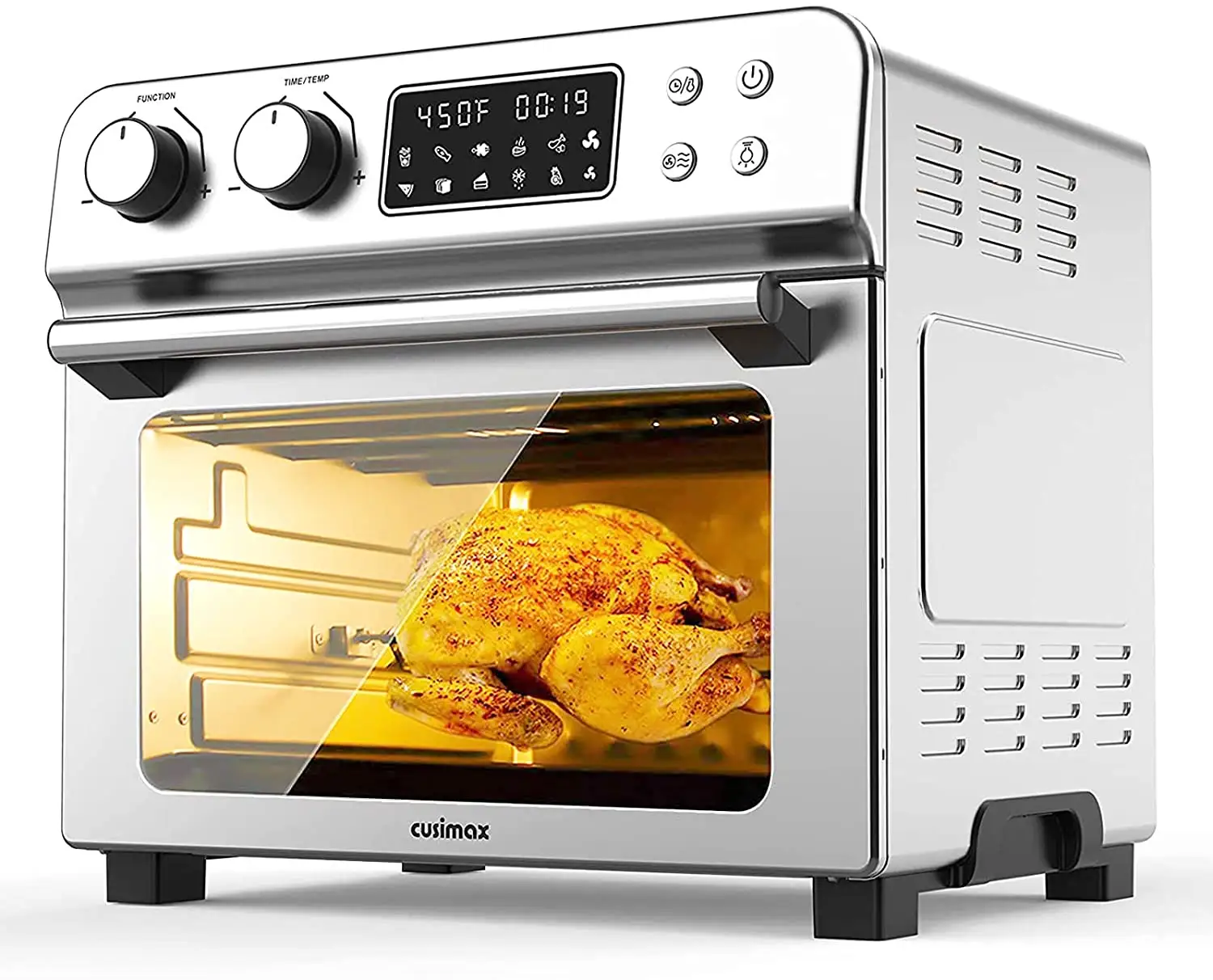 New Design 10-in-1 24 Quart Electric Air Fryer Toaster Oven Without Oil For Healthy Kitchen Cooking