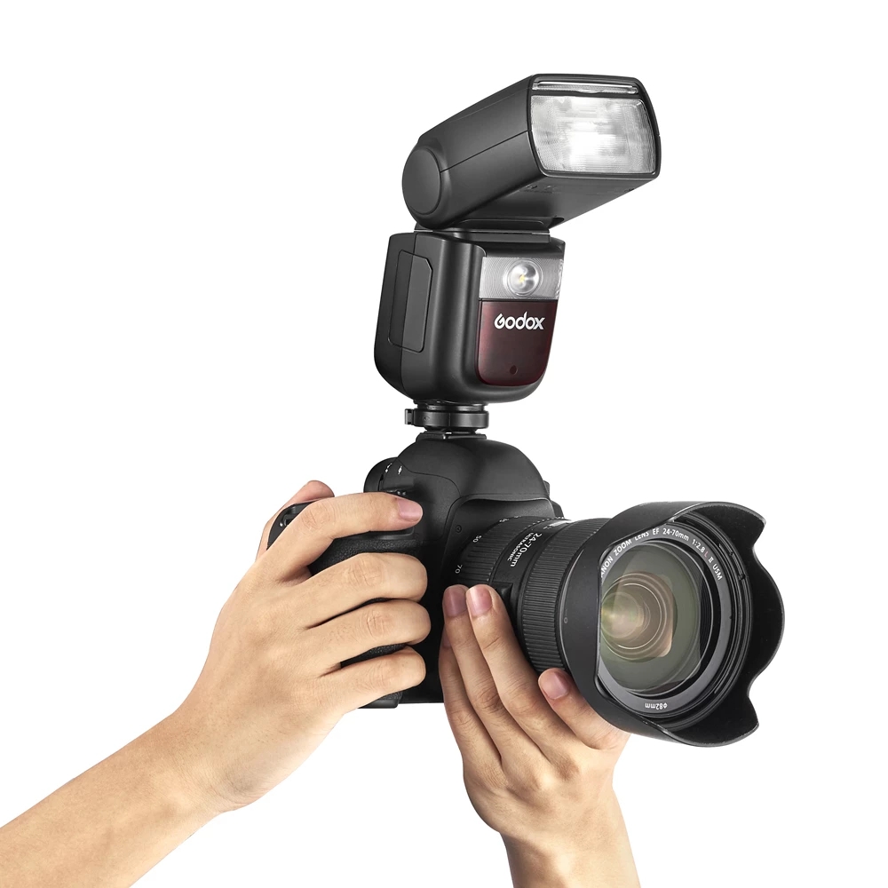 Вспышка Godox TT520 II TT520II со встроенным беспроводным сигналом 433 МГц + триггер вспышки для цифровых зеркальных камер Canon Nikon Pentax Olympus