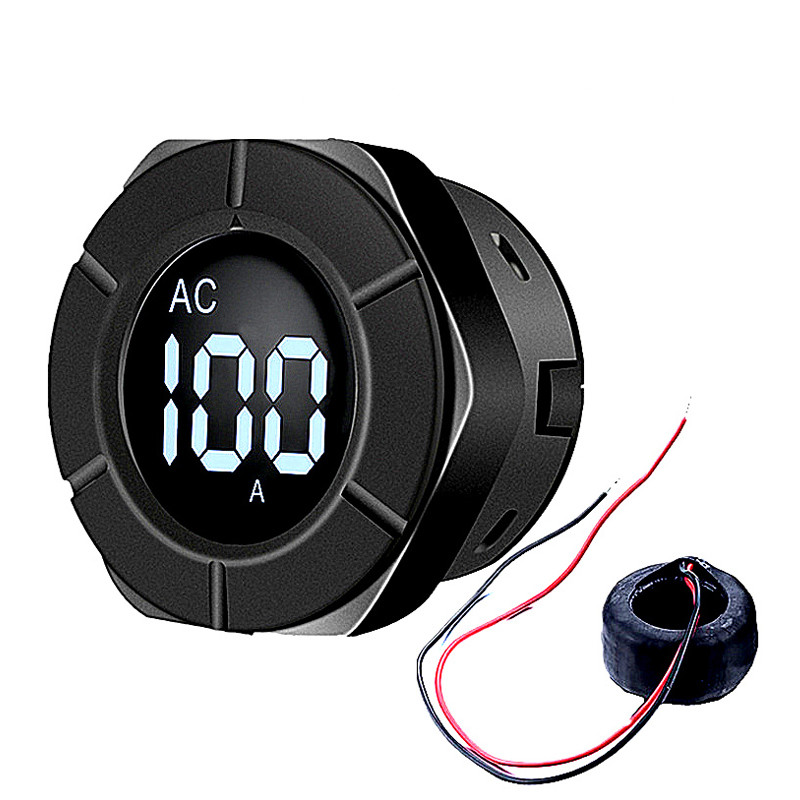 Peacefair круглый ЖК-дисплей PZEM-024 AC 30V 500V 100A катушка CT Электрический Амперметр цифровой измеритель тока