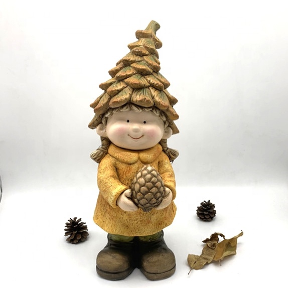 Lovely Halloween Resin Hat with pine nuts little boy little girl OEM ODM Acceptable