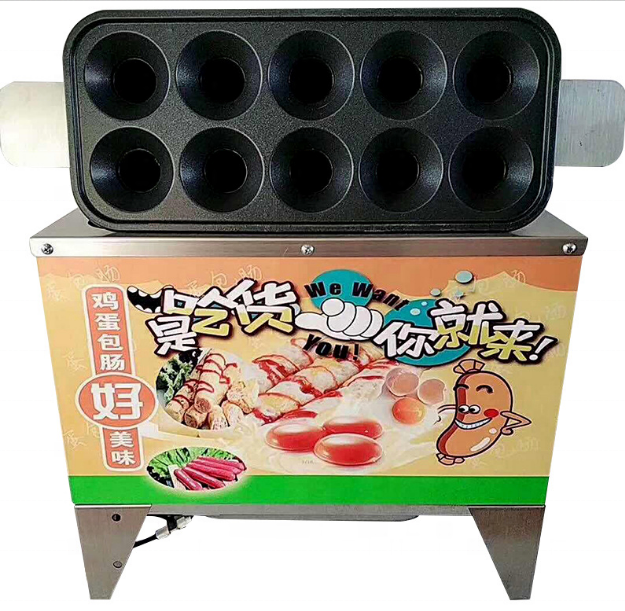 Hot Sale Stainless Steel Gas Model Egg Sausage Roll Making Machine