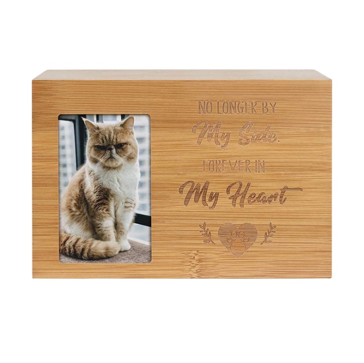 Pet urn box pet ash urn animal funeral supplies urns for pets material of wooden