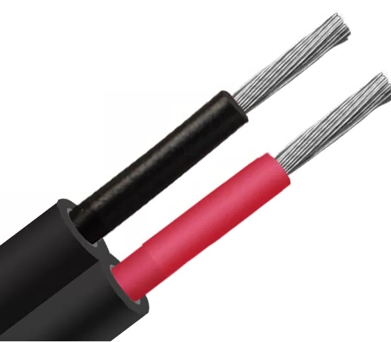 Solar PV Twin Core Cable Tinned Copper Wire 0.6/1KV For Photovoltaic Power Station