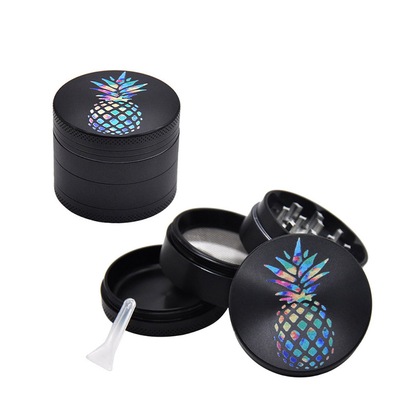 Custom Manual Metal Commercial Zinc Alloy Industrial Herb Weed Powder Grinder