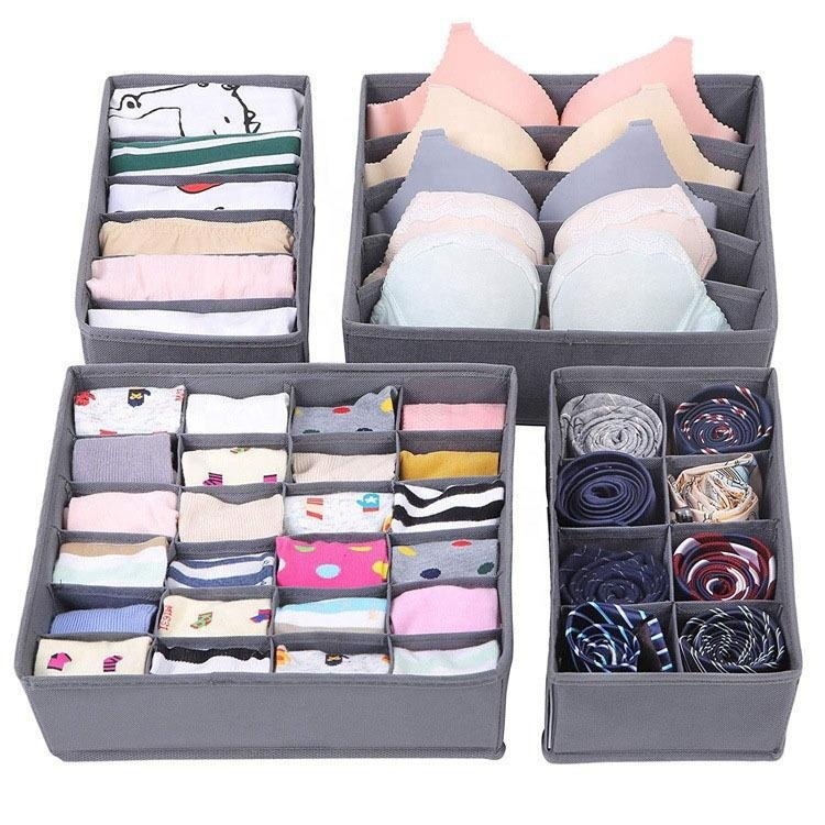 Closet Organizer Home Storage Clothing Bag Wardrobe Drawers Clothing Socks Organiser Boxes Foldable Underwear Storage Containers