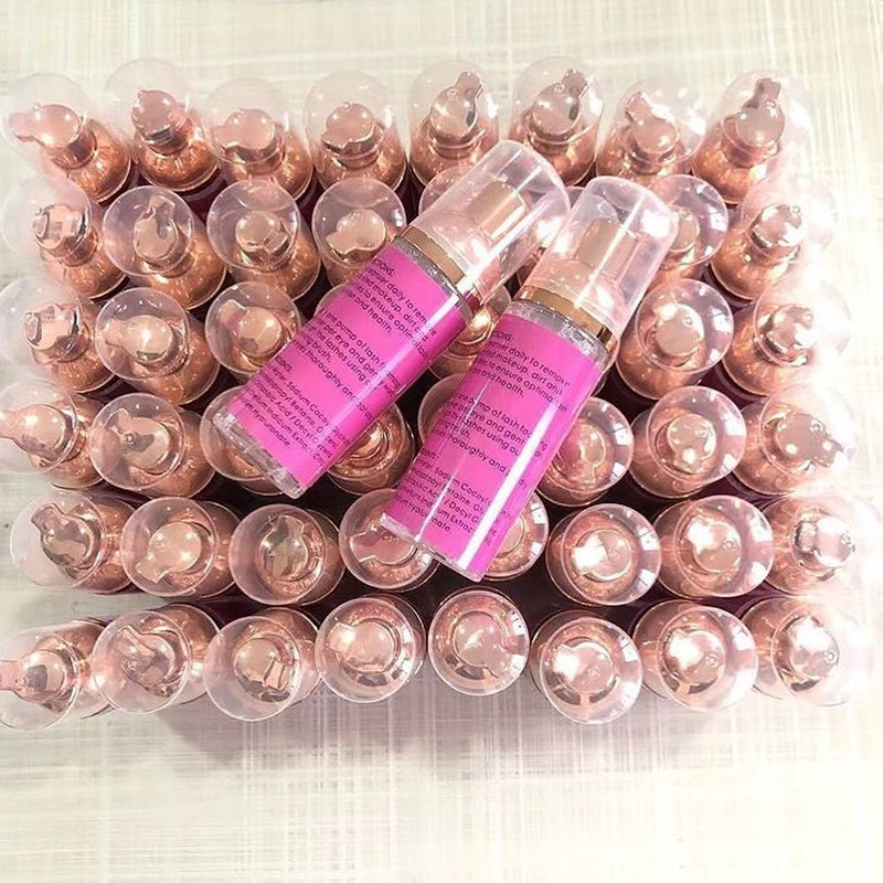 Lashcleaner eyelash foam cleaner oem korean luxury shampoo and conditioner bottles packaging