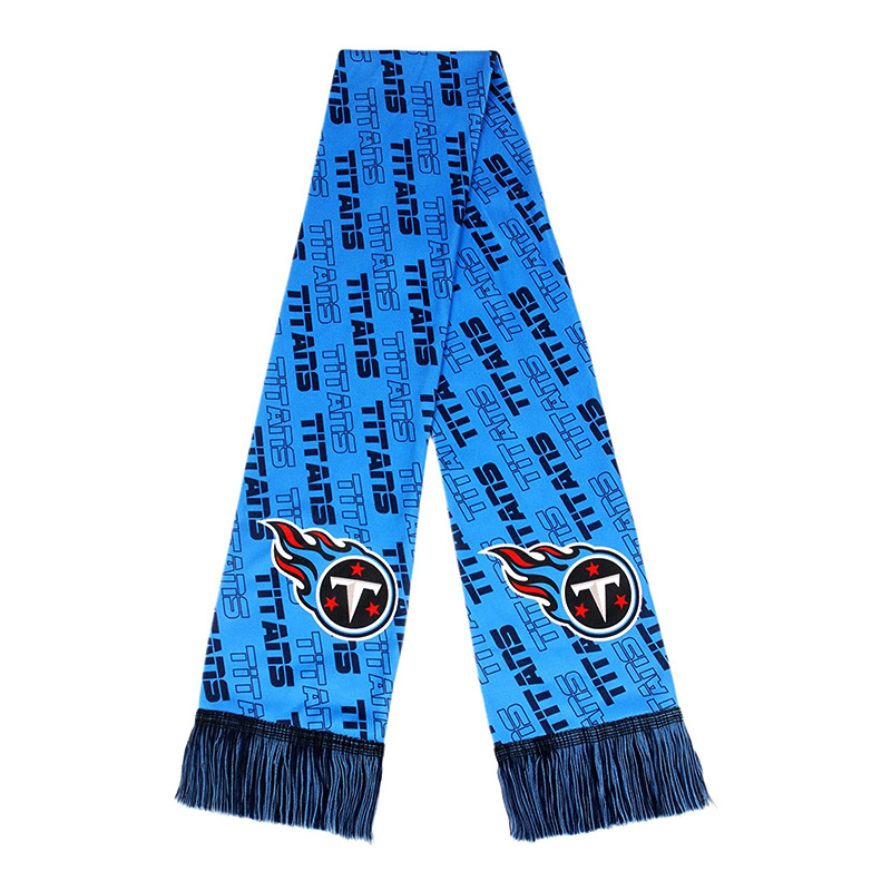 Custom Printing Your Design Scarves 100% Polyester Knitted Polyester Satin Fleece Football Scarf scarves