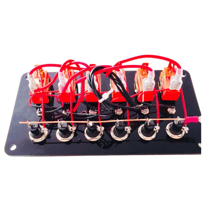 6GANG Кулисный тумблеры 6 Pin Горячая Распродажа 12v 24v Rv Utv Atv Морской точечные светильники кулисный переключатель
