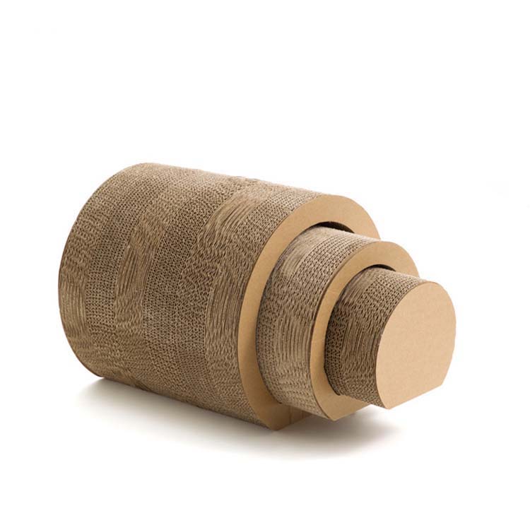 Cheap Price New Cardboard Pet House With Scratcher Post For Large Cats Scratch-Resistant Tunnel Cat Bed Cat Scratcher