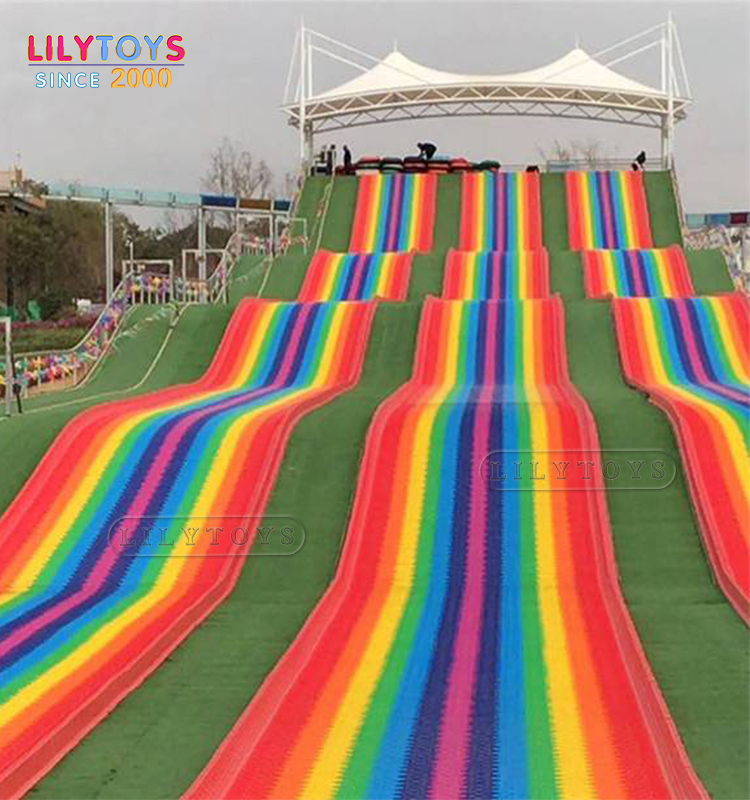 Lilytoys Новый Радуга слайд, газон слайд для детей и взрослых, снег слайд развлечений парк оборудования