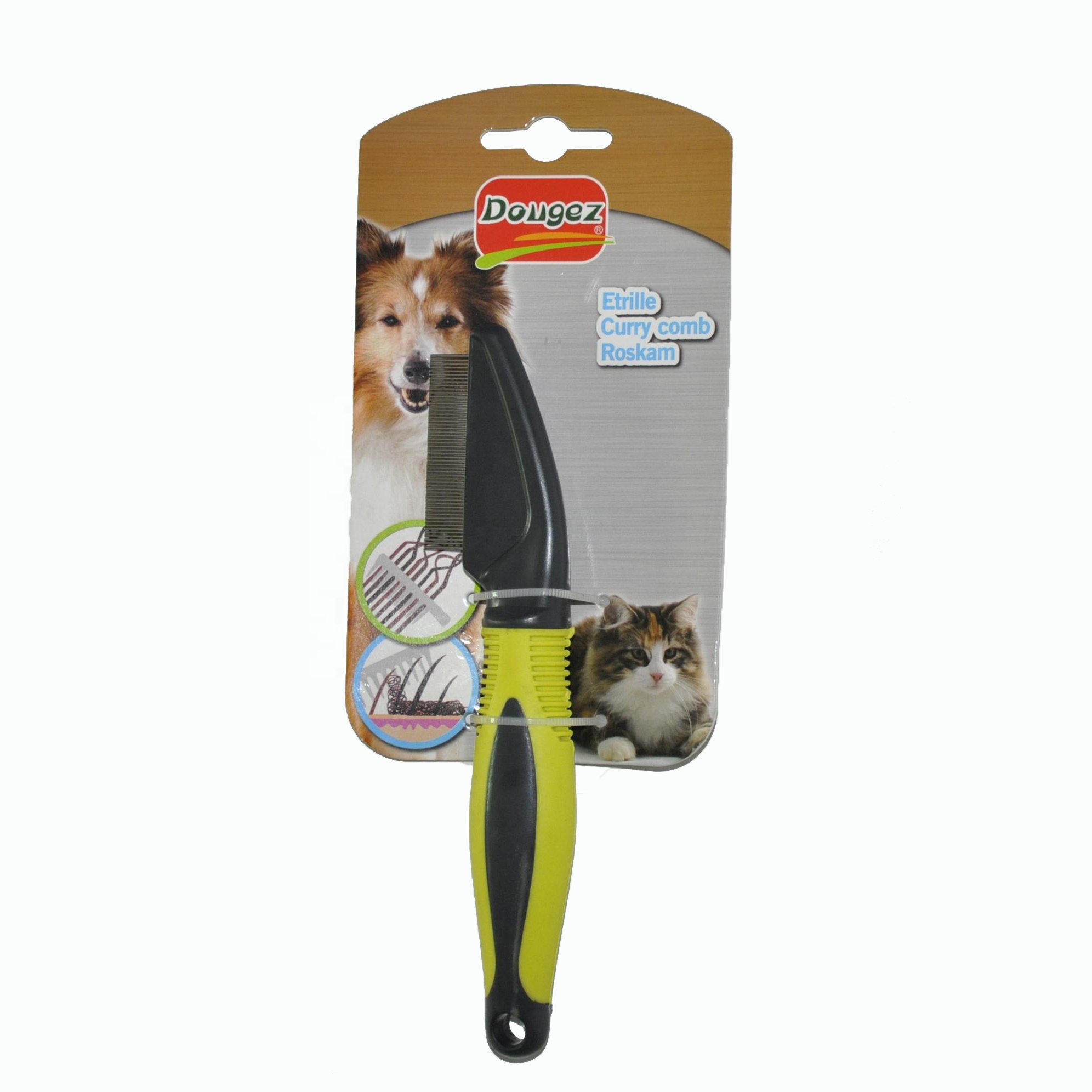 Лидер продаж высокое качество pet shedding инструмент deshedding pet Уход за лошадьми