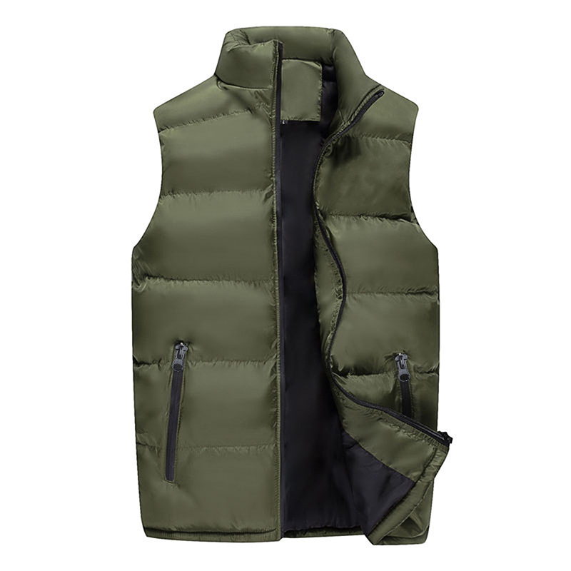Unique Stylish Outside Comfortable Winter Clothes Sleeveless Thin Puffer Vest For Men Women