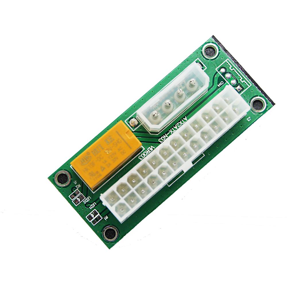IDE/SATA мультизарядный синхронный стартер БП пусковой источник питания синхронного старта линии двойной 24 Pin источника питания доска