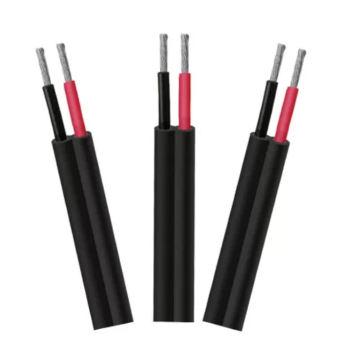 Professional XLPO Insulated Solar PV Wire 2 Core CE TUV Certification