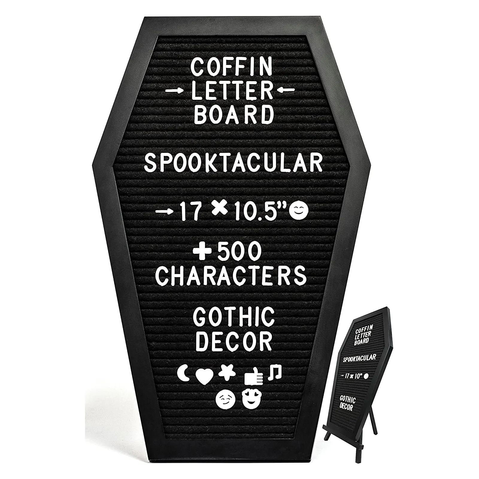 Черный фетровый гроб, доска с надписью, Готический Декор, доска для сообщений, Хэллоуин, Декор, доска с надписью для Хэллоуина, украшения