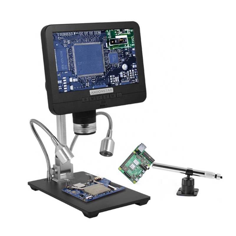 Andonstar Dual Lens Digital Microscope Endoscope AD206S Electronics Digital Microscope for Phone Repair SMD/SMT Soldering Tool