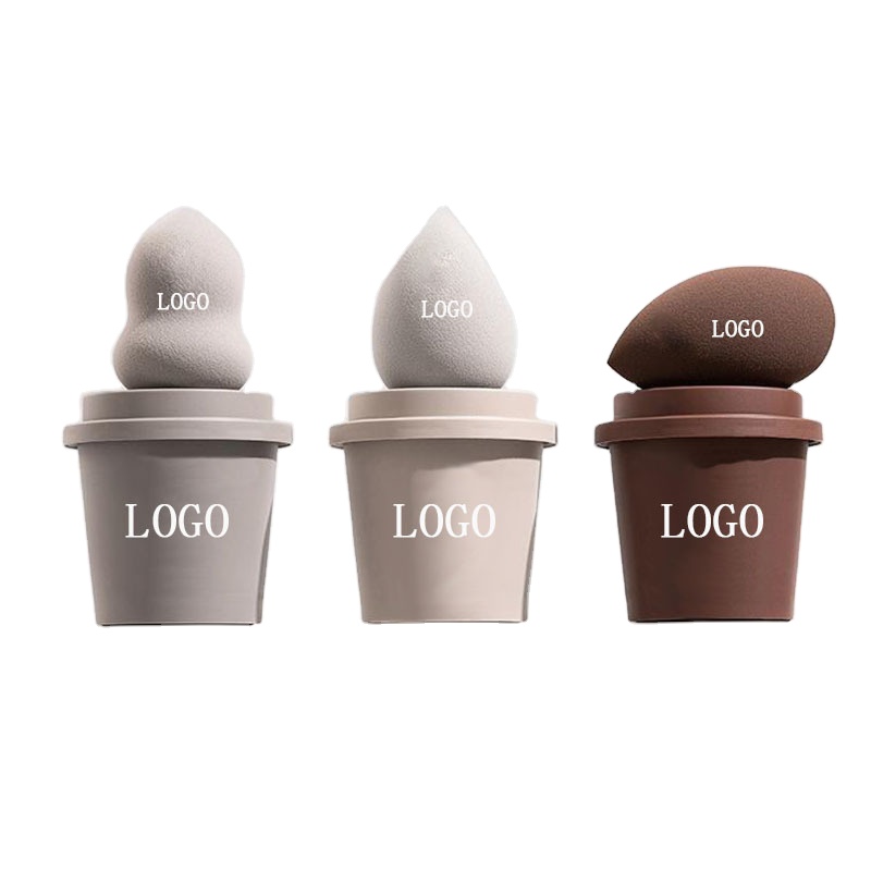 beauty egg cosmetic blender customize makeup sponge private label latex free coffee cup eco friendly beauty