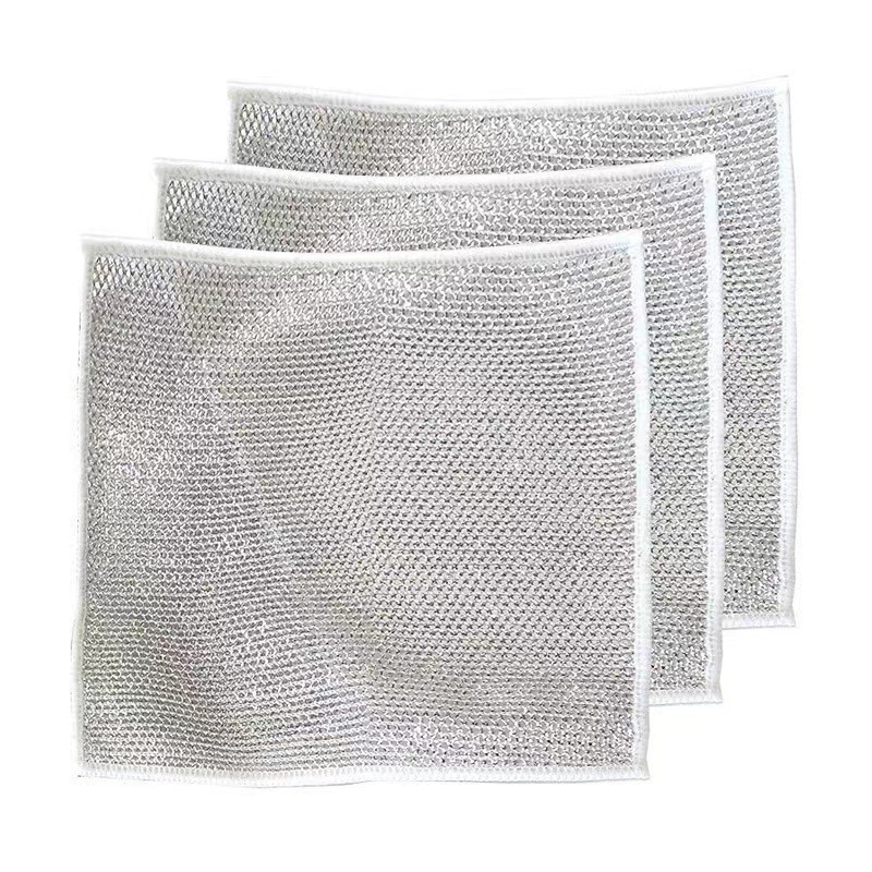 Multifunction Wipe Kitchen Utensils Scouring Pad Household Rag Effective Cleaning Wire Dish Cloth Dishcloth Kitchen Towel