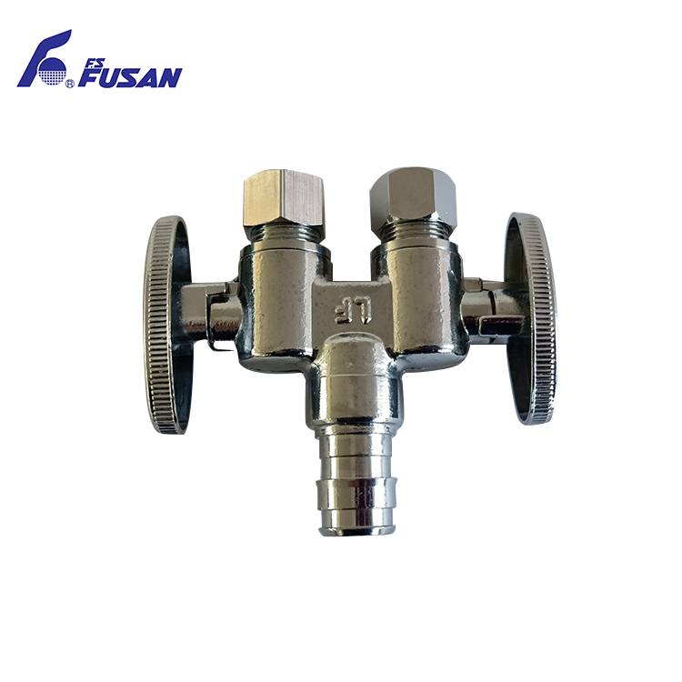 Kitchen quick connect angle stop valve,hot sale brass angle globe valve