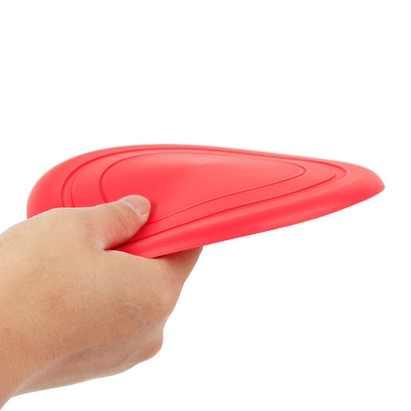 zss230 Silicone soft Frisbeed pet bite resistant Frisbeed for training dogs