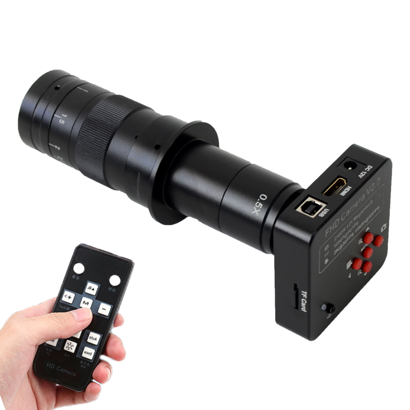 Цифровой микроскоп PDOK 21 МП камера HD USB камера промышленная цифровая Лупа измерительная камера CCD для микроскопа