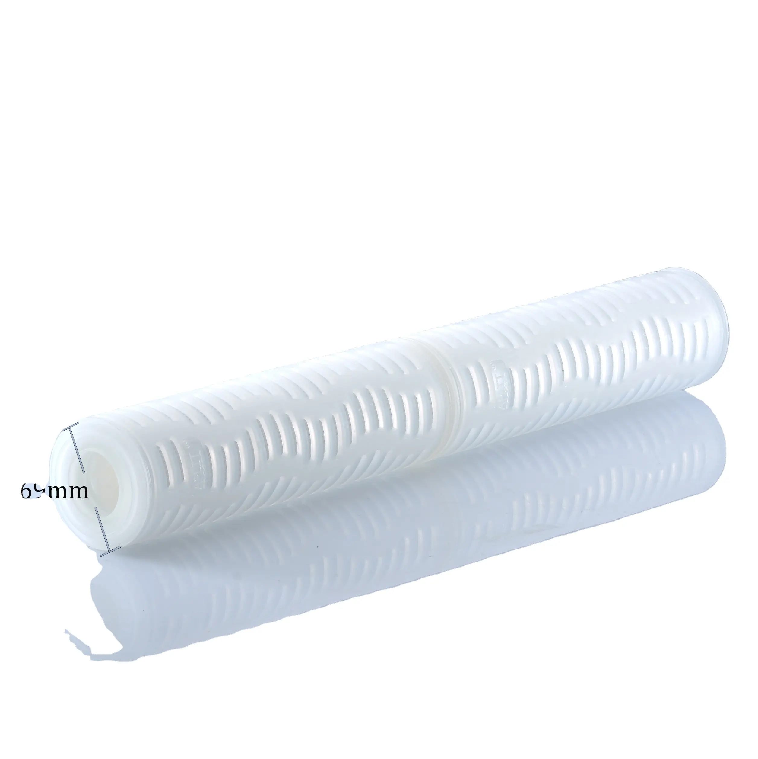 20" X 69 Mm PP Pleated Filter Cartridge With 226 For Industrial Chemical Electronic Filtration Water Treatment