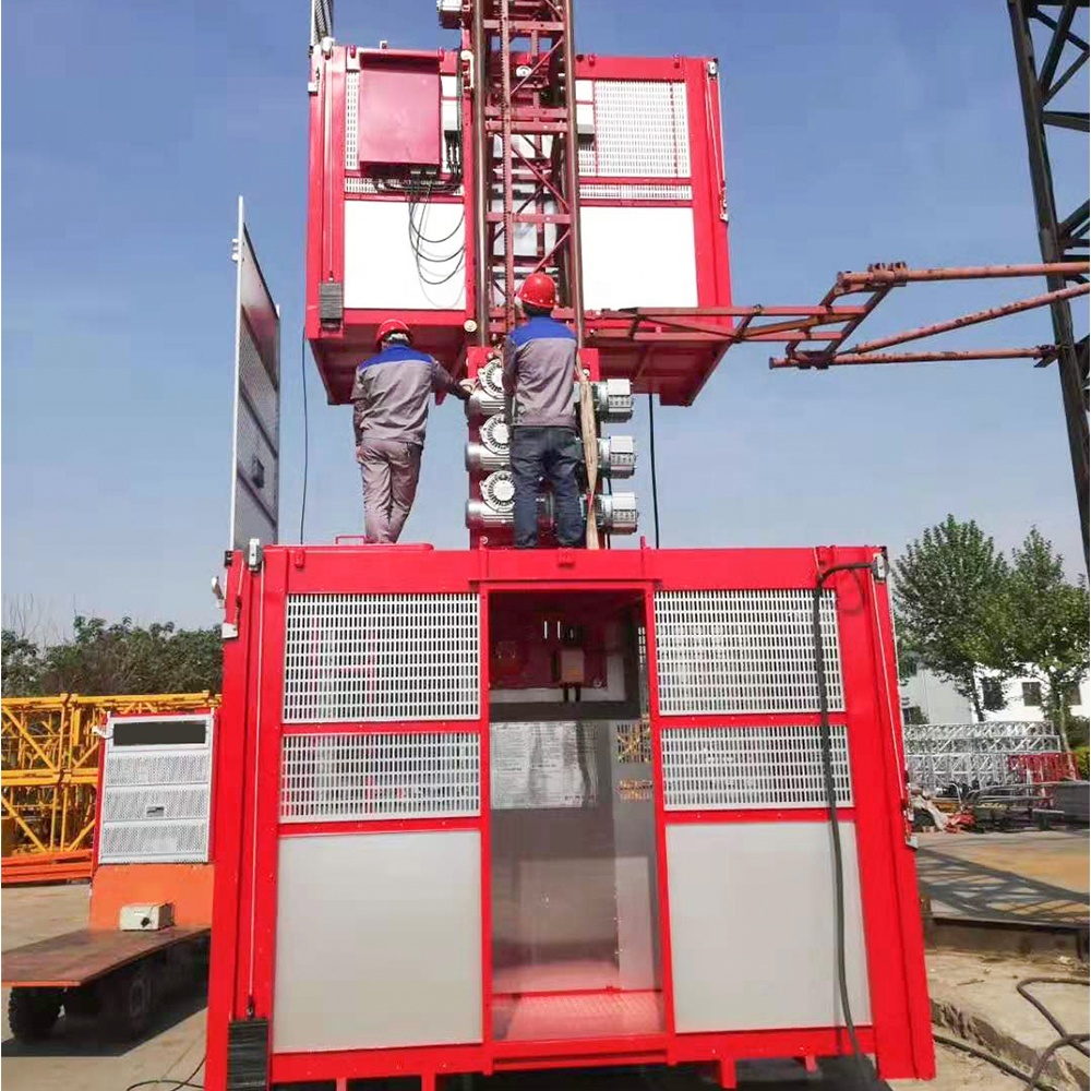 Tavol Sc200/200 двойные клетки 2t строительный подъемник