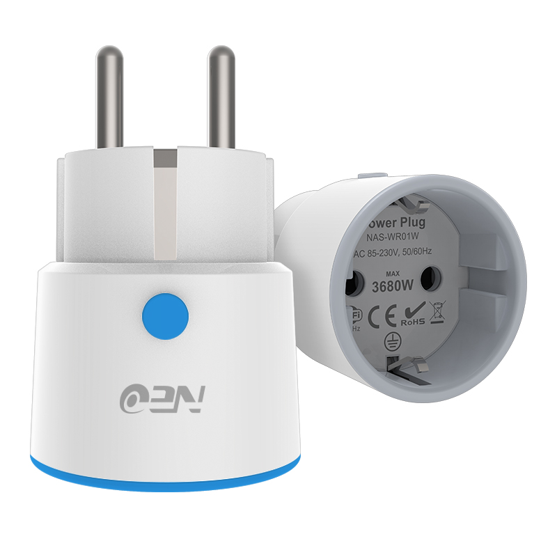 Умная розетка с Wi-Fi, 10 а, с питанием от Tuya