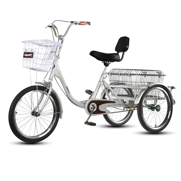 high quality two seats adults tricycle
